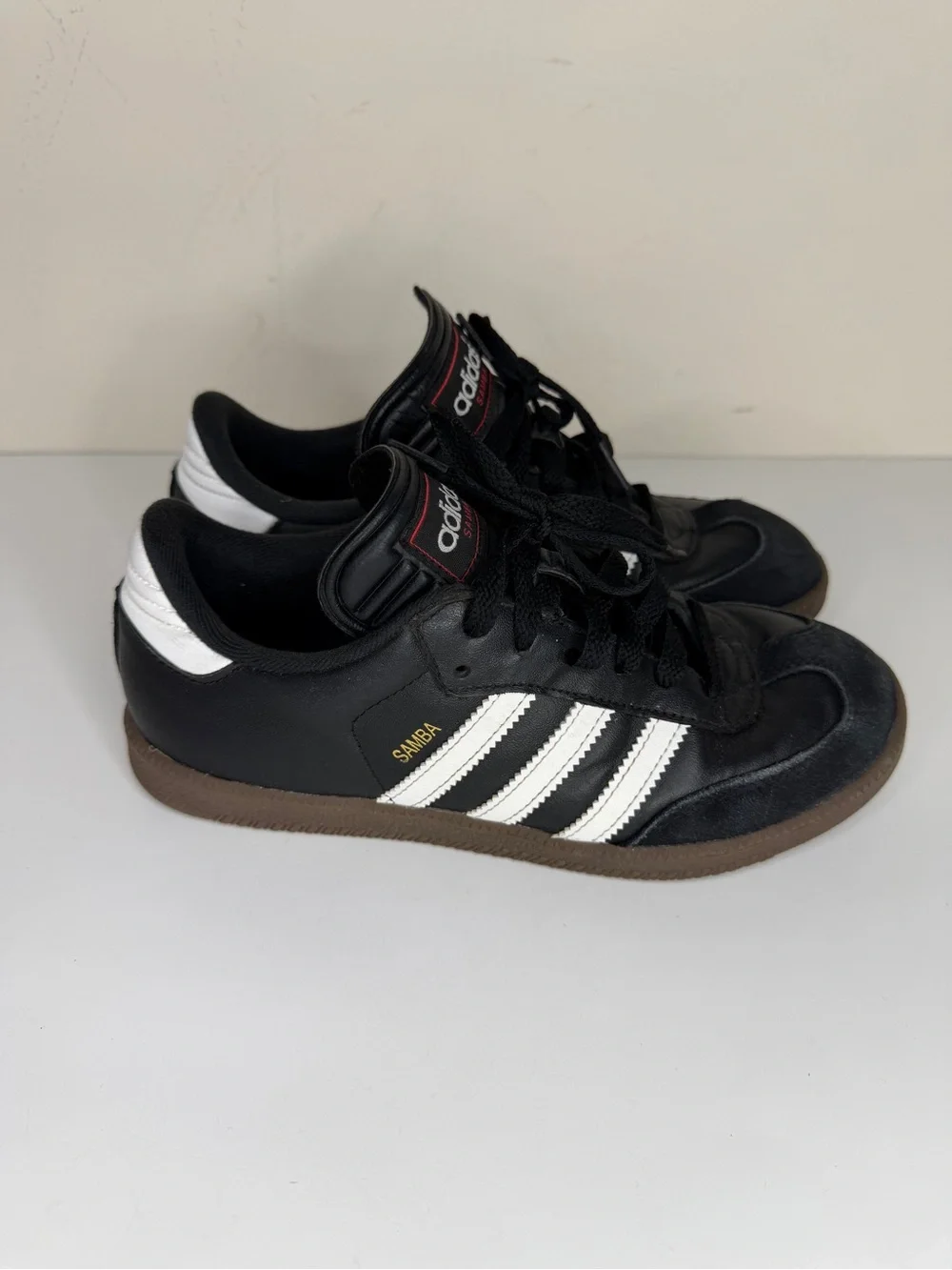 Adidas Boys Samba Classic Shoes Men’s 5 Black Casual Sneakers Style 036516